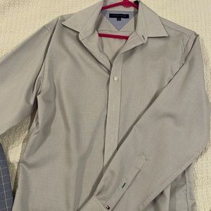 Tommy Hilfiger button down. Soft purple subtle pattern
